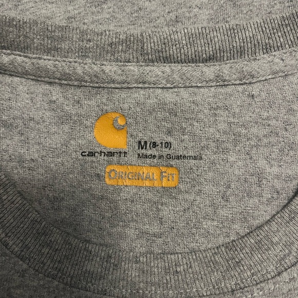 Carhartt Men's Heather Gray Short Sleeve Tee - Picture 3 of 4